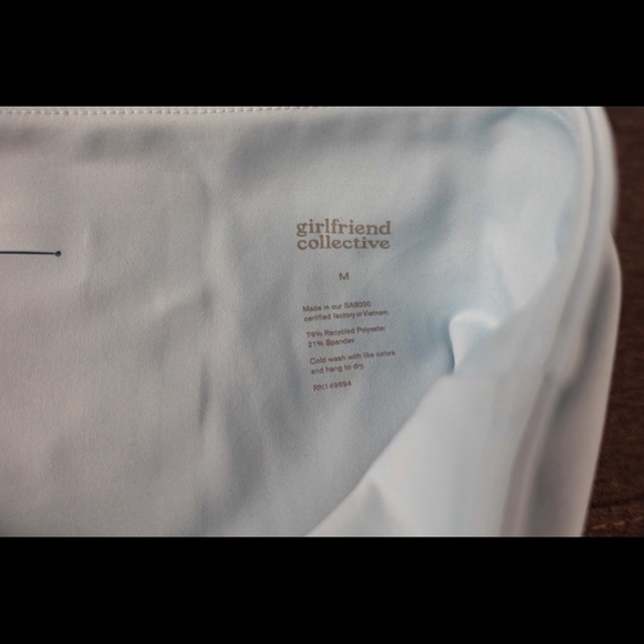 Girlfriend Collective - BNWT high-rise full-length leggings in SKY (Medium size) - Picture 5 of 6